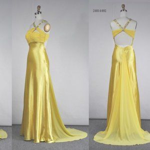 Darius Cordell - Soft yellow  prom dress - 24014492